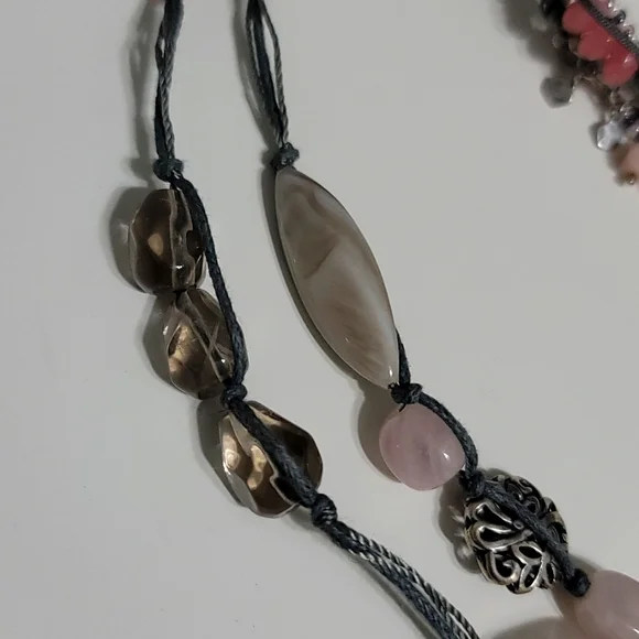 Silpada Necklace and Bracelet Sterling Silver Pink Rose Quartz Mother of Pearls. - Picture 4 of 7
